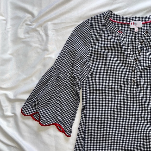 Talbots x Oprah Gingham Blouse — Women’s Medium Petite (P) - Picture 2 of 6
